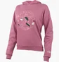 Худи женское Jeep Hooded Cropped Sweatshirt Star Botanical Print Pink O102607-P490