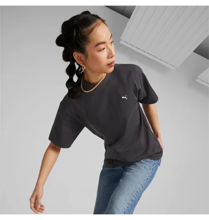 Футболка женская Puma Yona Sunp Mock Neck Tee Black 537977-01