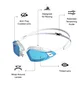 Очки для плавания унисекс Speedo Aquapulse Pro Gog Au White 8-12264D641