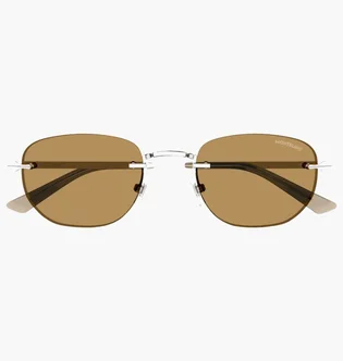 Солнцезащитные очки MONT BLANC Brown/Metallic MB0303S-003-53