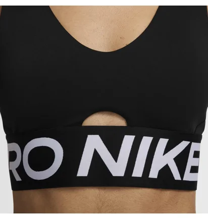 Топ женский Nike W Np Indy Plunge Bra Bold Black HF7324-010