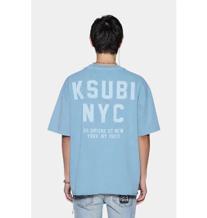 Футболка мужская Ksubi K-Lock Biggie Ss Tee Summer Light Blue MSP26TE009