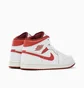 Кросівки чоловічі Air Jordan 1 Mid Se White Dune Red White FJ3458-160