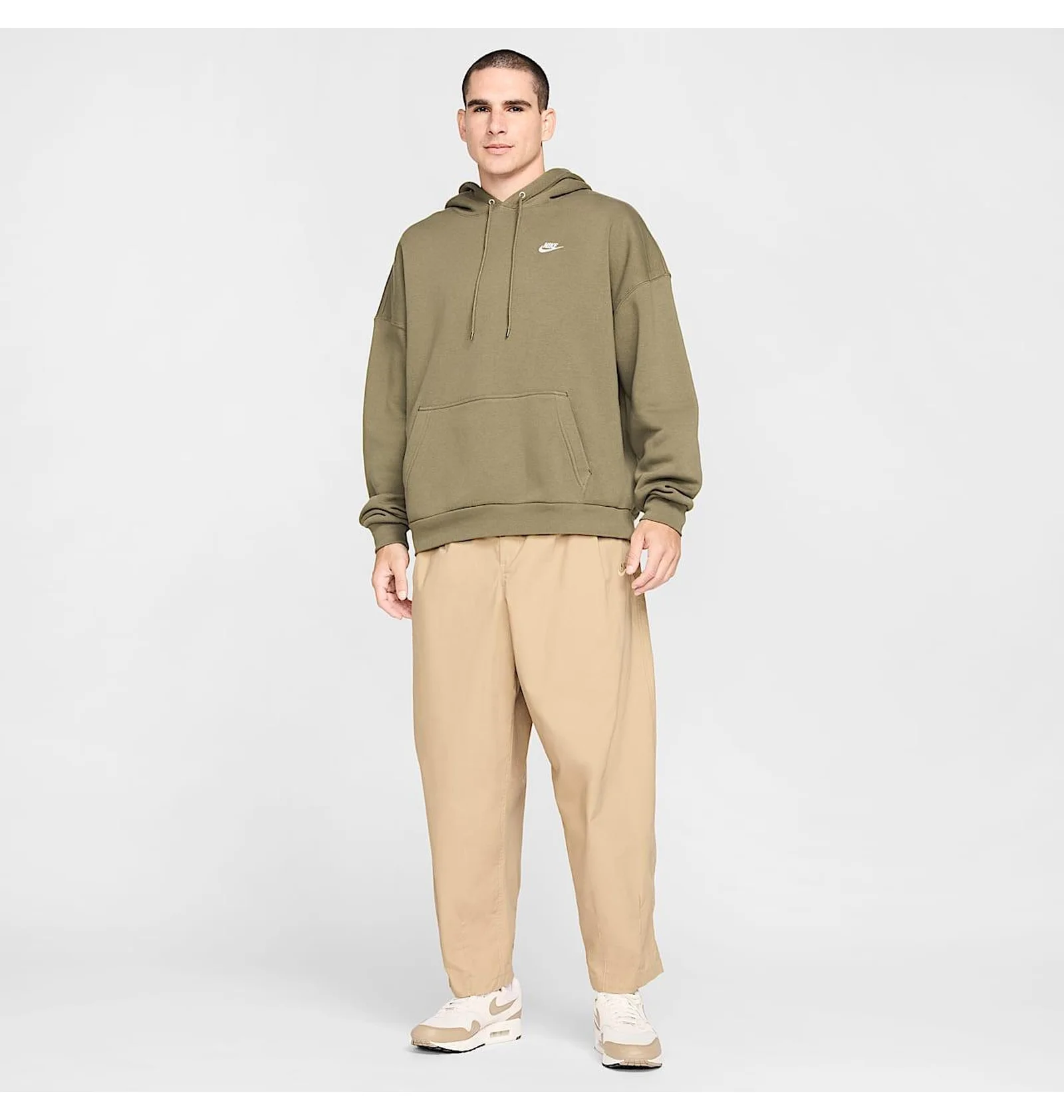 ᐉ Худи мужское Nike Club Oversized Olive IB6484-222 - купить в