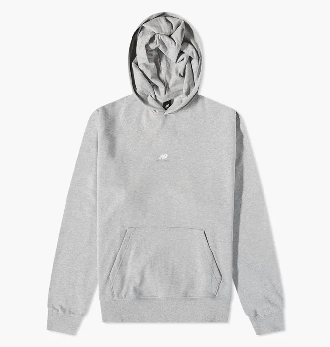 Худи мужское New Balance 90S Hoody Grey MT31502-AG