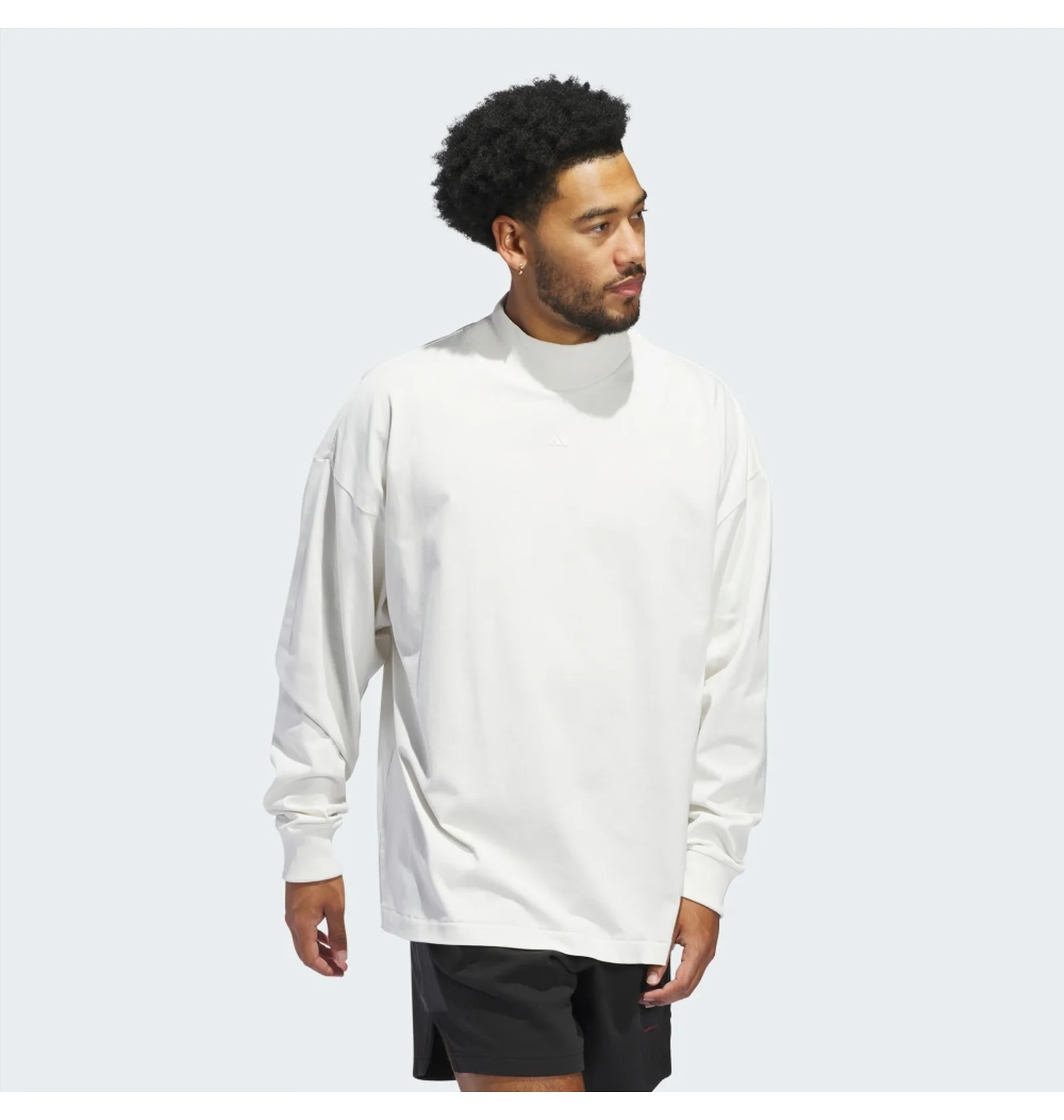 ᐉ Лонгслів унісекс Adidas Basketball Long Sleeve Tee White JE3766
