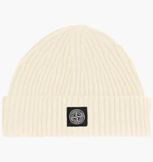 Шапка мужская Stone Island With Compass Patch Beige K2S15N100002-S00C3-V0093