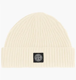 Шапка мужская Stone Island With Compass Patch Beige K2S15N100002-S00C3-V0093