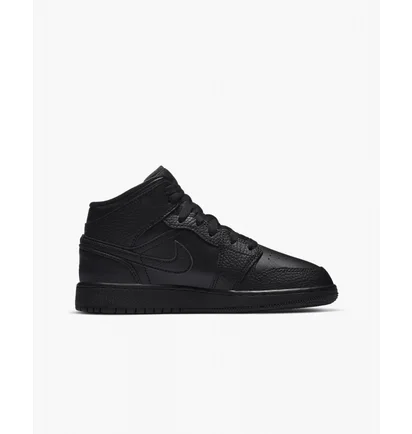Кроссовки детские Air Jordan 1 Mid Black 554725-091