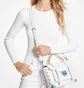 Сумка женская Michael Kors Manhattan Medium Contrast-Trim Leather Satchel White 35H1TNCS8L-OPTIC-WHITE-18789