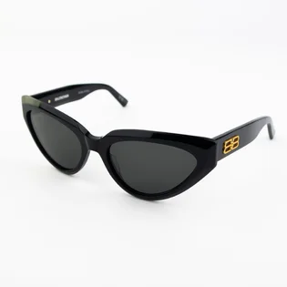 Сонцезахисні окуляри жіночі BALENCIAGA Grey/Black BB0270S-001-56