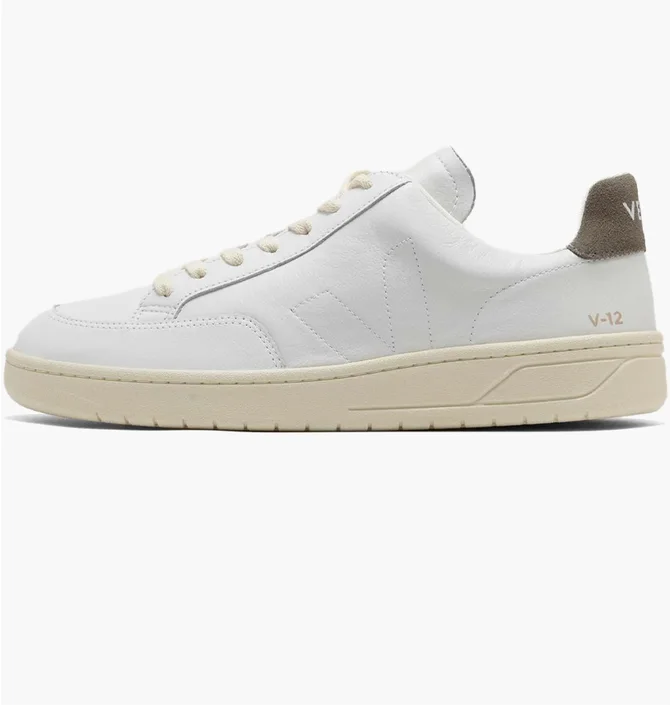 Кеди чоловічі Veja V-12 Stitch O.T. Leather White XS2003679B