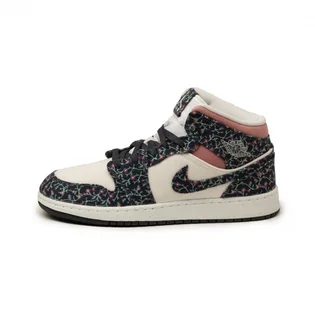 Кроссовки детские Air Jordan 1 Mid Se Beige/Black FJ3451-001