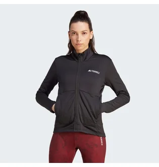 Олимпийка женская Adidas Terrex Multi Light Fleece Full-Zip Jacket Black IB1814