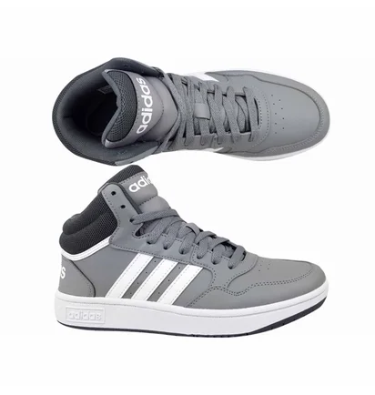 Кроссовки женские Adidas Hoops Mid 3.0 K Grey IF2721