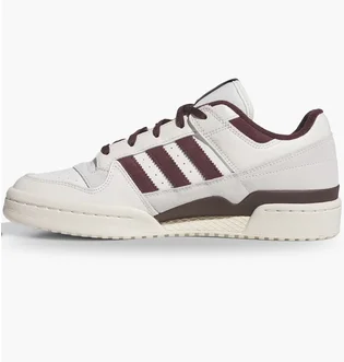 Кросівки чоловічі Adidas Forum Low Cl White/Bordo JQ0206