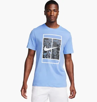 Футболка мужская Nike T-Shirt Court Dri-Fit Light Blue FJ1502-450