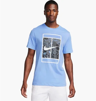 Футболка мужская Nike T-Shirt Court Dri-Fit Light Blue FJ1502-450