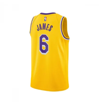 Майка чоловіча Nike Nba Icon Edition Swingman Jersey Los Angeles Lakers Lebron James Yellow CW3669-738