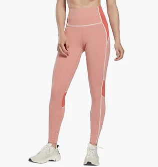 Лосини жіночі Reebok Lux Colorblock Peach H51435