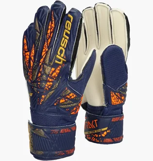 Перчатки вратарские унисекс Reusch Attract Solid Blue 5472515-4410