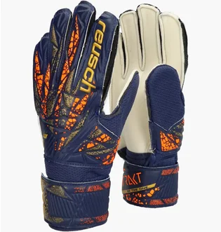Перчатки вратарские унисекс Reusch Attract Solid Blue 5472515-4410