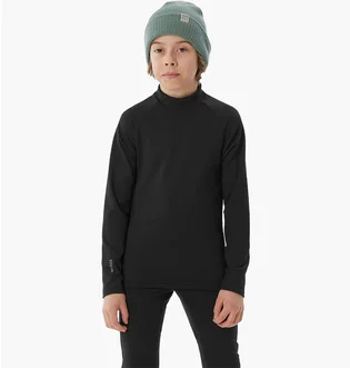 Лонгслив детский Wedze Ski Thermal Base Layer Black 8808978