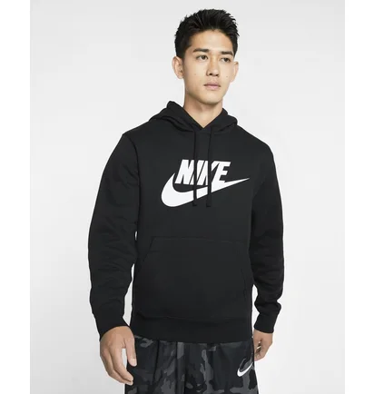 Худи мужское Nike Nsw Club Hoodie Black BV2973-010