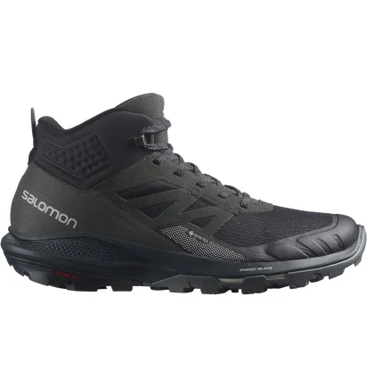 Кросівки чоловічі Salomon Gore-Tex Outpulse Mid Gtx Black/Olive 415888-32
