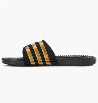 Тапочки унисекс Adidas Adissage Slides Black/Yellow Eg6517