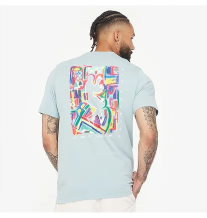 Футболка мужская Air Jordan Brand Graphic Crew Tee Light Blue Dm3078-366