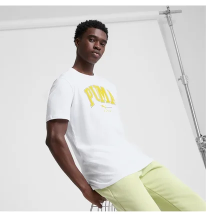 Футболка мужская Puma Squad Big Logo Tee White 684386-02