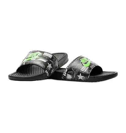 Тапочки мужские Nike Benassi Just Do It. Print Black 631261-042