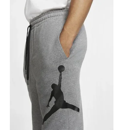 Штаны мужские Air Jordan Jumpman Logo Flc Pant Grey Bq8646-091