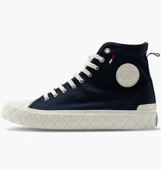 Кросівки унісекс Palladium Ace Canvas Mid Blue/Red 77015-402