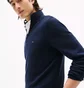 Кофта мужская Tommy Hilfiger Classic Quarter-Zip Sweater Blue 78J9329-410-FAP