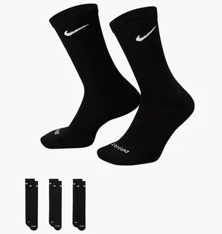 Носки унисекс Nike Evry Plus Cush Crew Black (3 пары) SX6888-010