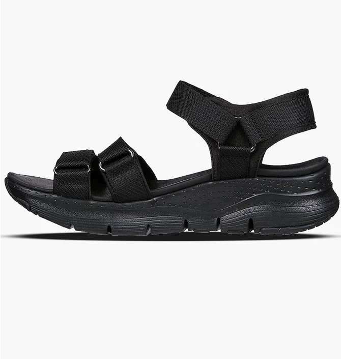 Сандали женские Skechers Arch Fit - Fresh Bloom Black 119305-BBK