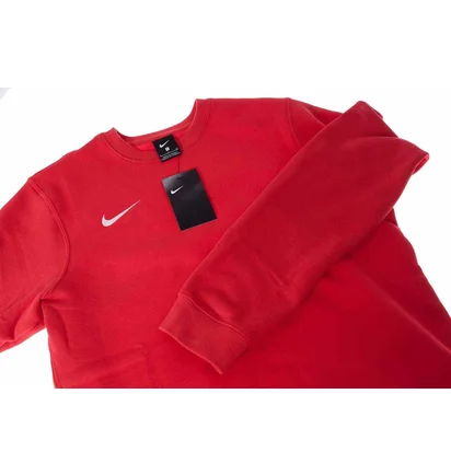 Толстовка чоловіча Nike Team Club 19 Crew Lifestyle Red AJ1466-657