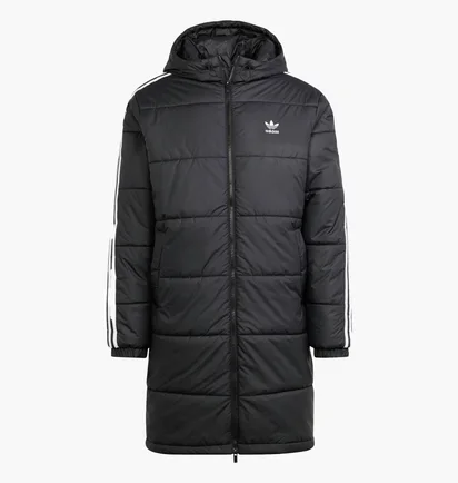Парка мужская Adidas Adicolor Long Jacket Black HZ0684