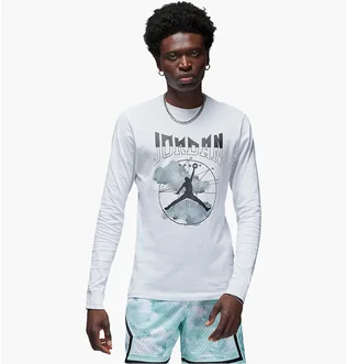 Лонгслів чоловічий Air Jordan T-Shirt Sport White FD7004-100