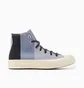 Кеды унисекс Converse Chuck 70 Patchwork Suede High Blue A06535C