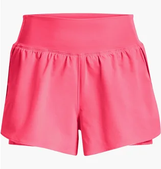 Шорты женские Under Armour Flex Woven 2 In 1 Training Shorts Pink 1376936-683