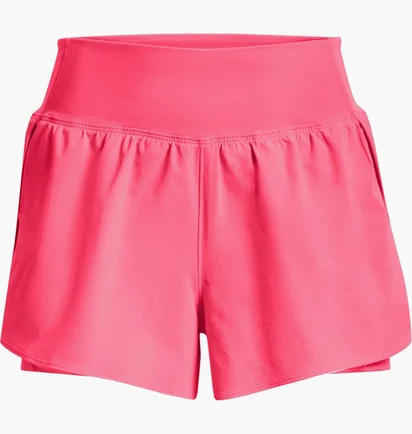 Шорты женские Under Armour Flex Woven 2 In 1 Training Shorts Pink 1376936-683