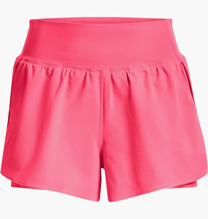 Шорты женские Under Armour Flex Woven 2 In 1 Training Shorts Pink 1376936-683