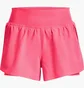 Шорты женские Under Armour Flex Woven 2 In 1 Training Shorts Pink 1376936-683