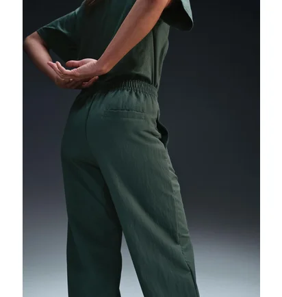 Штани жіночі Nike Sportswear Everythingvensmid-Rise Open-Hem Pants Green FQ3588-338