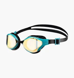 Окуляри для плавання унісекс Arena Air-Bold Swipe Mirror Black/Turquoise 006832-300