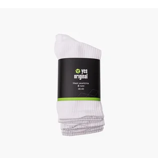 Шкарпетки унісекс yes, original (3 пари) White 100000-113