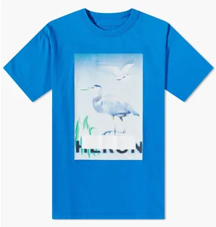 Футболка мужская Heron Preston Censored Tee Blue HMAA032S23JER0024540